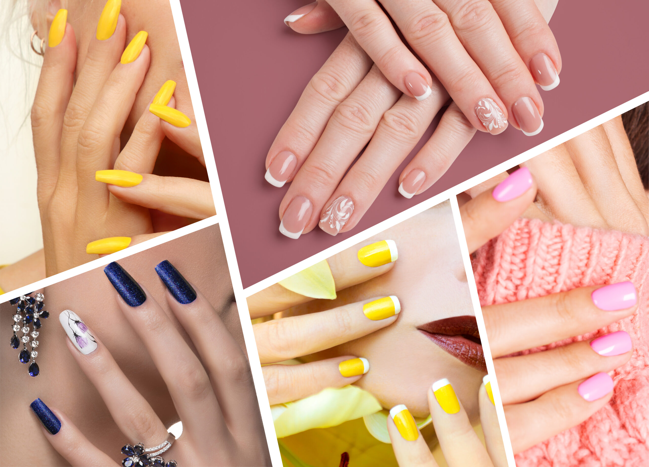 Beautiful nail polish color selection